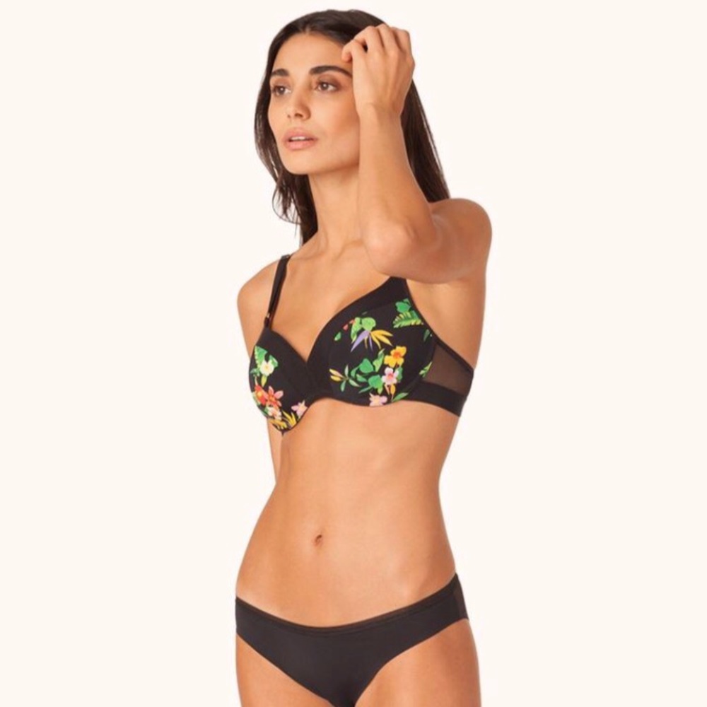 Lively The No-Wire Push-Up - Floral Print